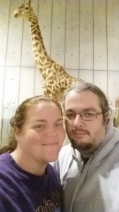 giraffe missy kirtley and hubs at sketchfest casnightlife 2016